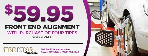 Alignment with 4 Tires Special